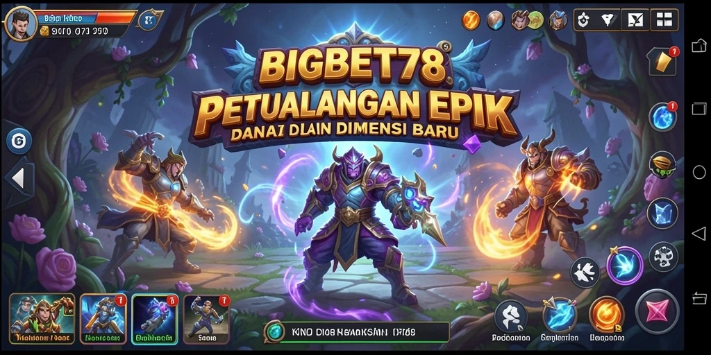 Tampilan gameplay seru dalam BIGBET78 dengan petualangan yang mendalam.