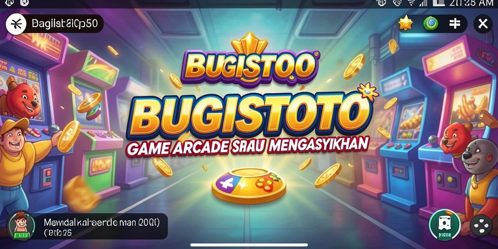 Tampilan menarik gameplay arcade di BUGISTOTO dengan tantangan seru.