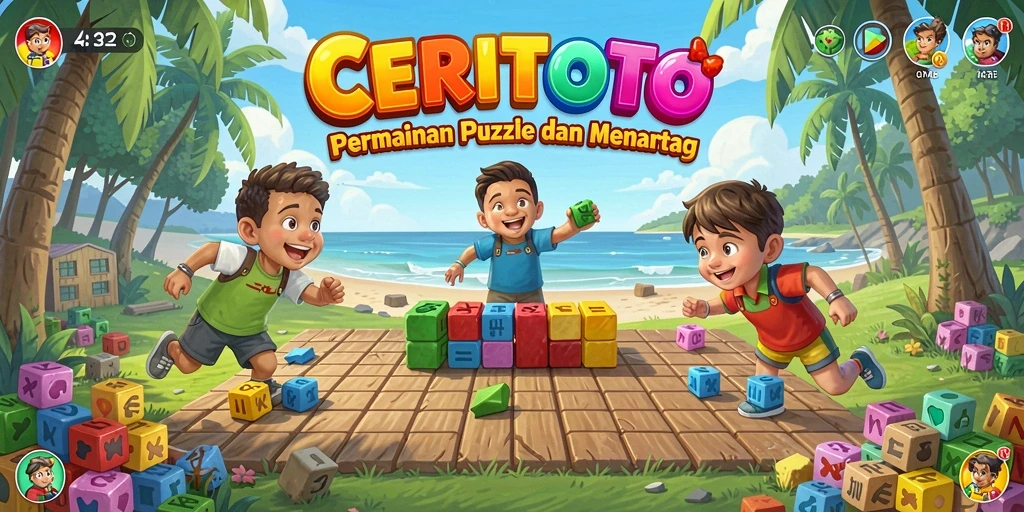 Tampilan gameplay CERITOTO yang menantang dan menarik.