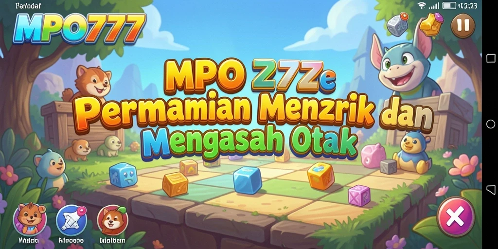Screenshot menunjukkan gameplay menantang dari MPO777.
