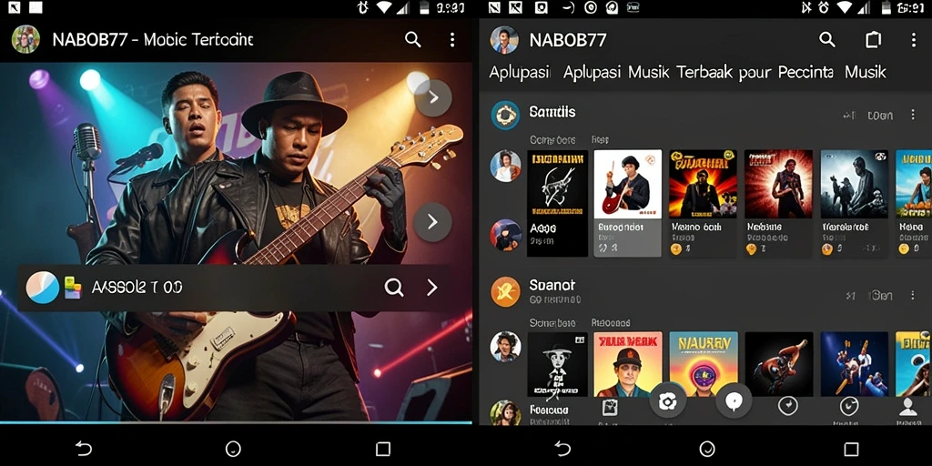 Tampilan menarik dari gameplay <strong>NABOB77</strong> saat menikmati musik.