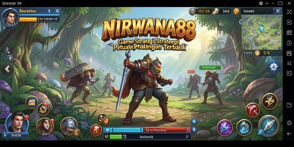 Tangkapan layar menunjukkan aksi mendebarkan dalam gameplay SLG.