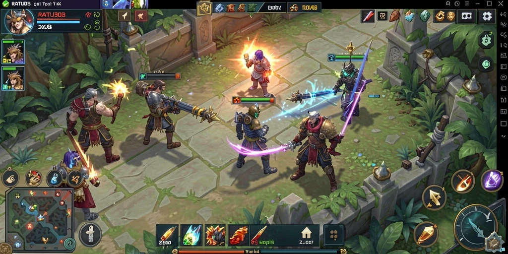 Tampilan menawan dari gameplay strategi terbaik di RATU303.