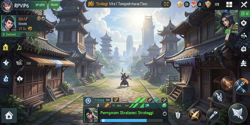 Tangkapan layar RPVIP6 menampilkan aksi strategi yang mendebarkan.