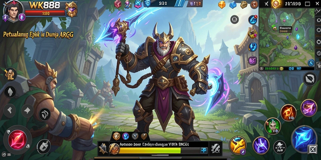 Tampilan gameplay ARPG yang menarik dengan aksi pertarungan seru.